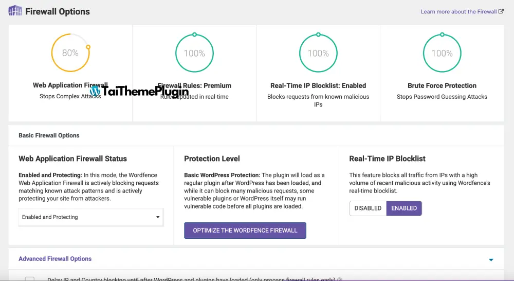 Tường lửa Wordfence Security Premium